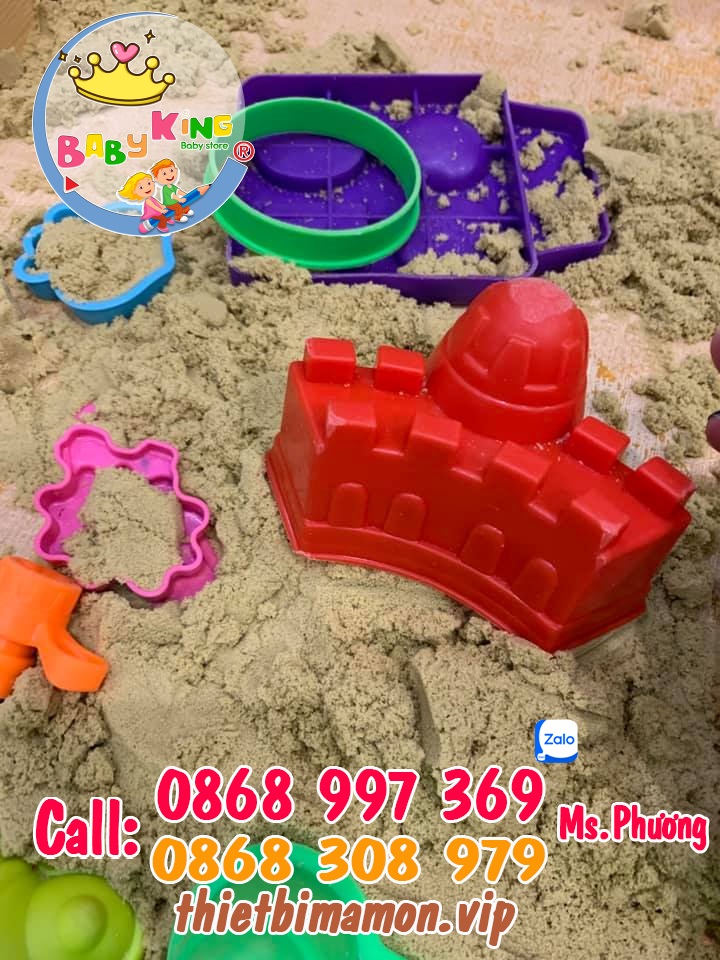 Khuôn cát nặn đồ chơi khu vui chơi