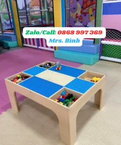 BÀN LEGO GỖ XẾP HÌNH