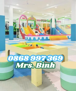BÀN LEGO GỖ XẾP HÌNH