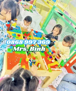 BÀN LEGO GỖ XẾP HÌNH