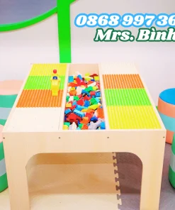 BÀN LEGO GỖ XẾP HÌNH