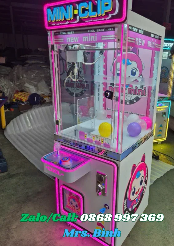 MÁY GAME GẮP GẤU KHU VUI CHƠI