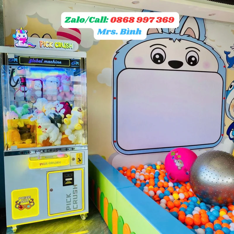 MÁY GAME GẮP GẤU KHU VUI CHƠI